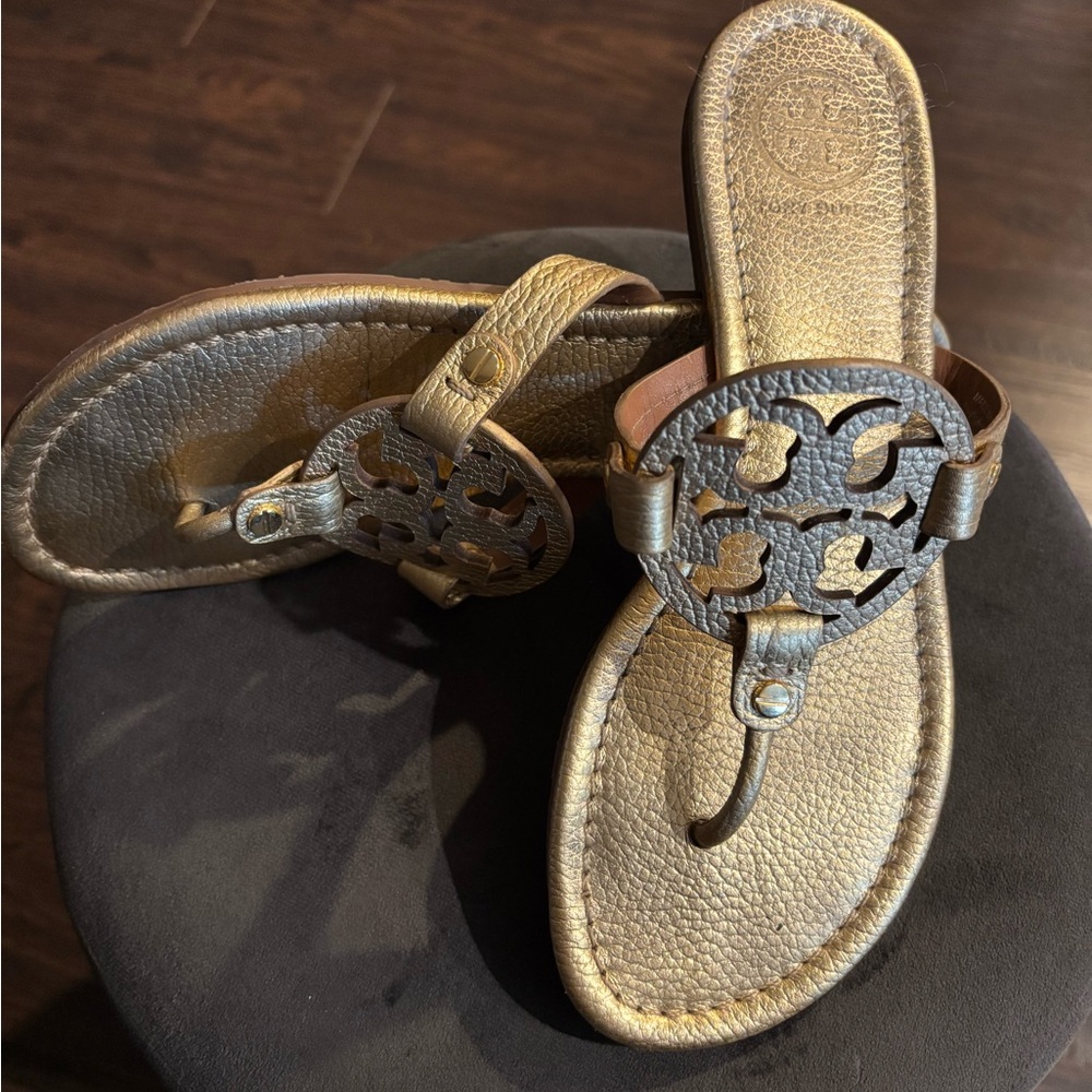 Tory Burch Gold Sandals